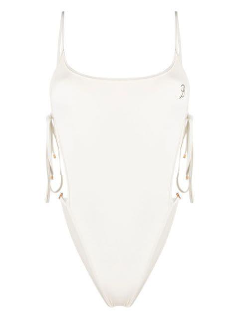 open tie side swimsuit by BLUMARINE