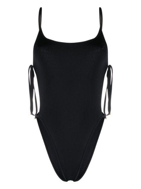 open tie-side swimsuit by BLUMARINE