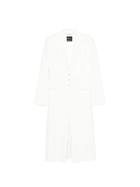peak-lapel coat by BLUMARINE