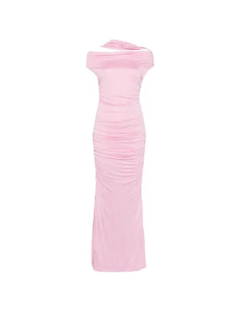 pink maxi dress by BLUMARINE