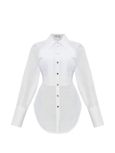 pleated button shirt by BLUMARINE