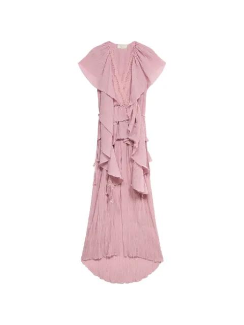 pleated ruffled dress by BLUMARINE