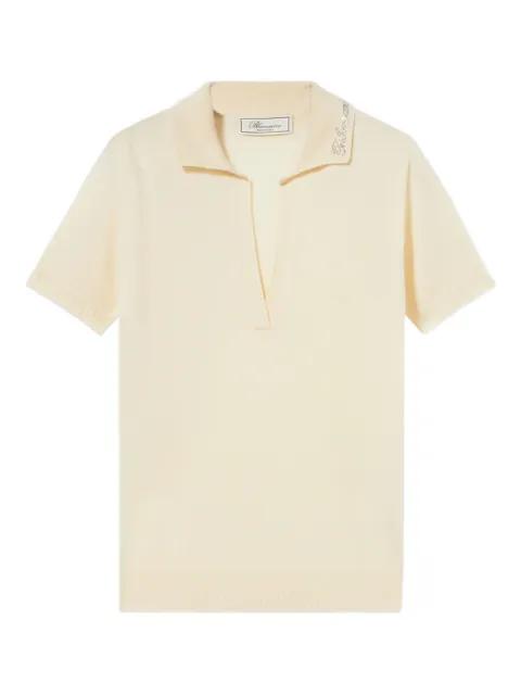 polo-collar sweater by BLUMARINE