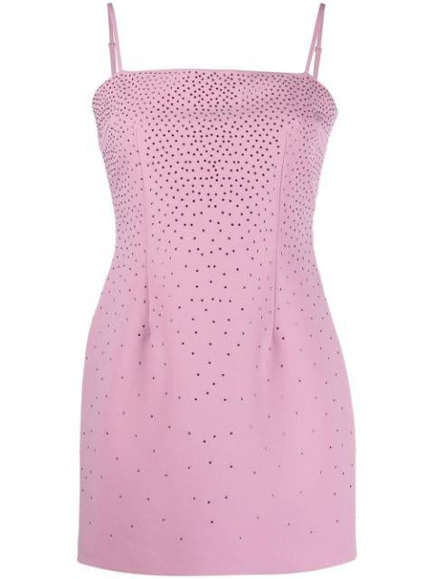 rhinestone-embellished mini dress by BLUMARINE