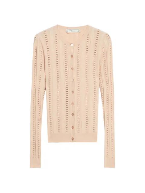 ribbed cardigan by BLUMARINE