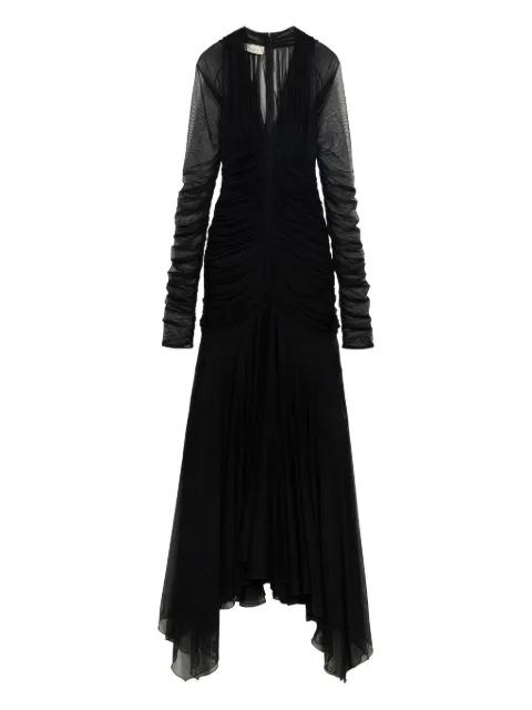 ruched tulle dress by BLUMARINE