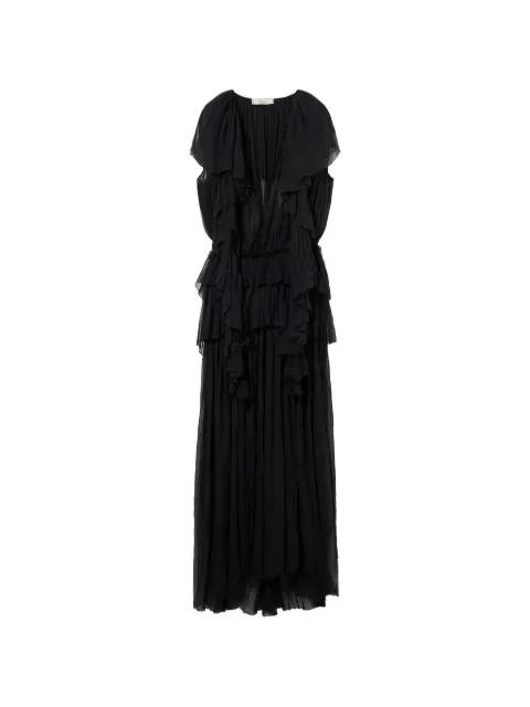 ruffled lace dress by BLUMARINE