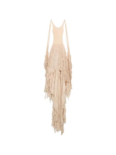 ruffled maxi dress by BLUMARINE