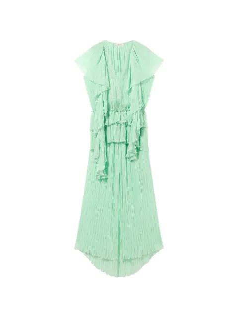 ruffled pleated dress by BLUMARINE