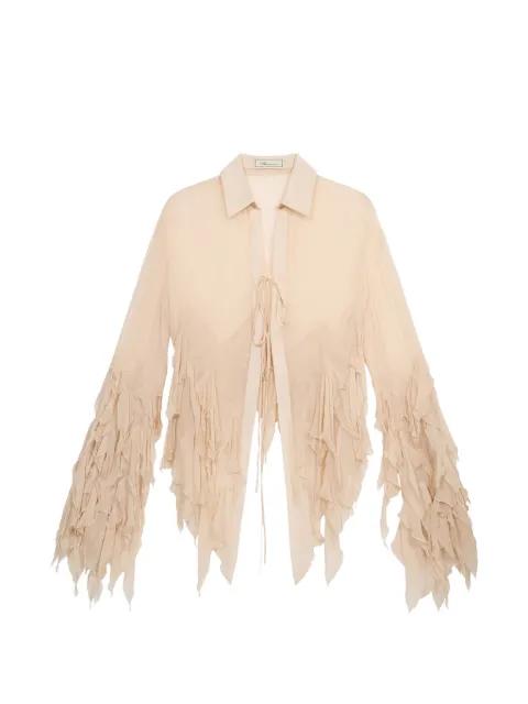ruffled shirt by BLUMARINE