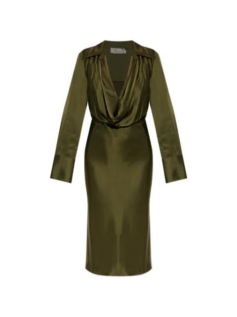 satin dress by BLUMARINE