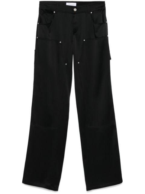 satin trousers by BLUMARINE