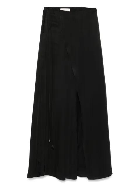 satin trousers by BLUMARINE