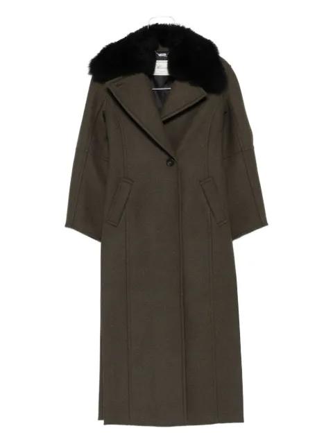 single-breasted coat by BLUMARINE