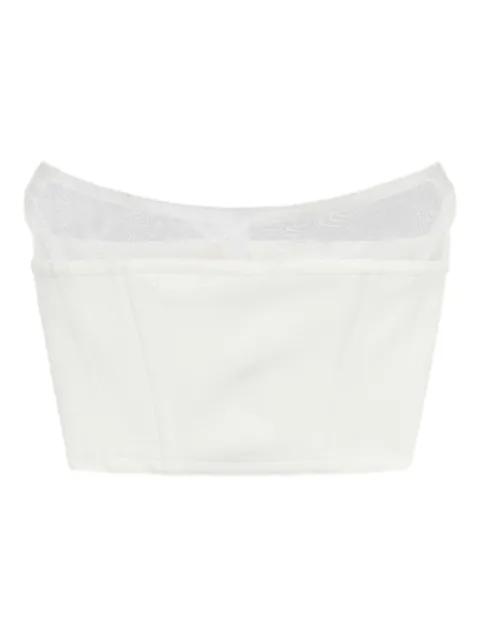 strapless corset top by BLUMARINE