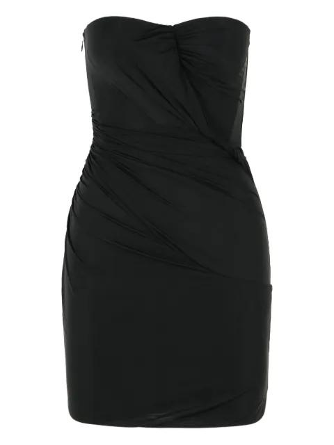 strapless draped mini dress by BLUMARINE