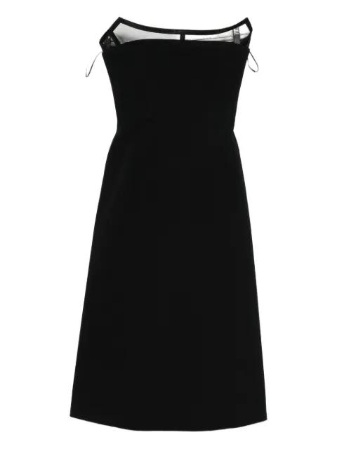 strapless midi dress by BLUMARINE