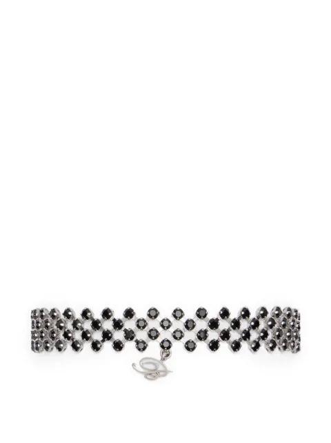 strass chain choker by BLUMARINE