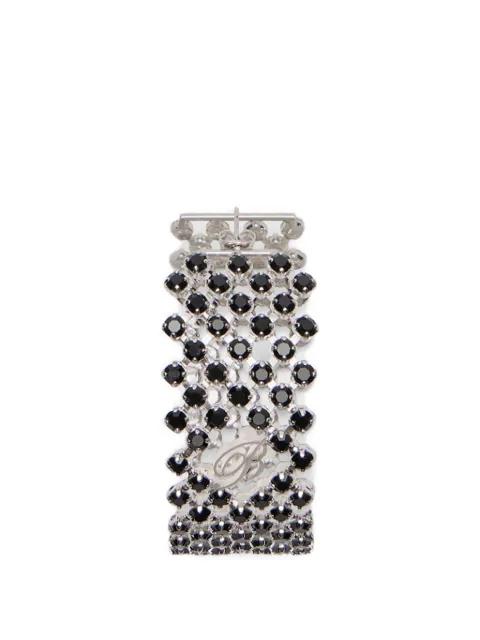 strass circle earrings by BLUMARINE