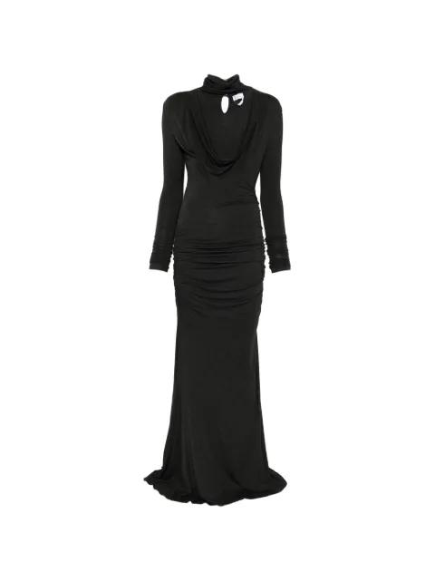 turtleneck draped dress by BLUMARINE