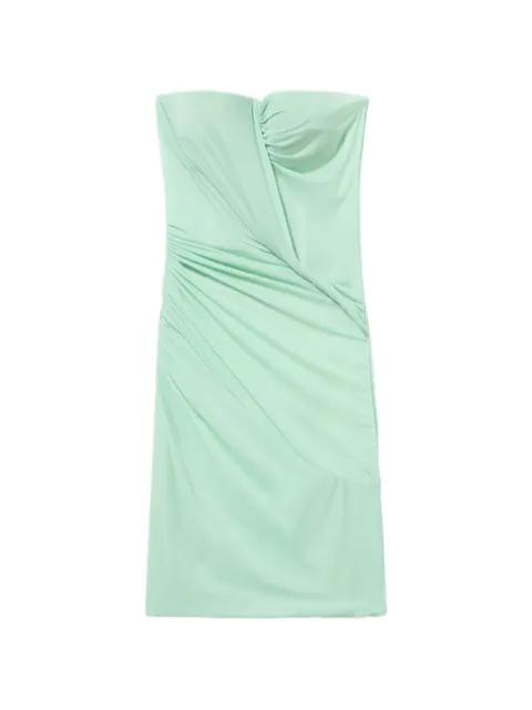 twisted strapless jersey dress by BLUMARINE
