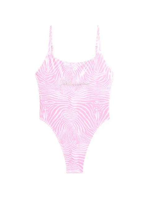 zebra-print swimsuit by BLUMARINE