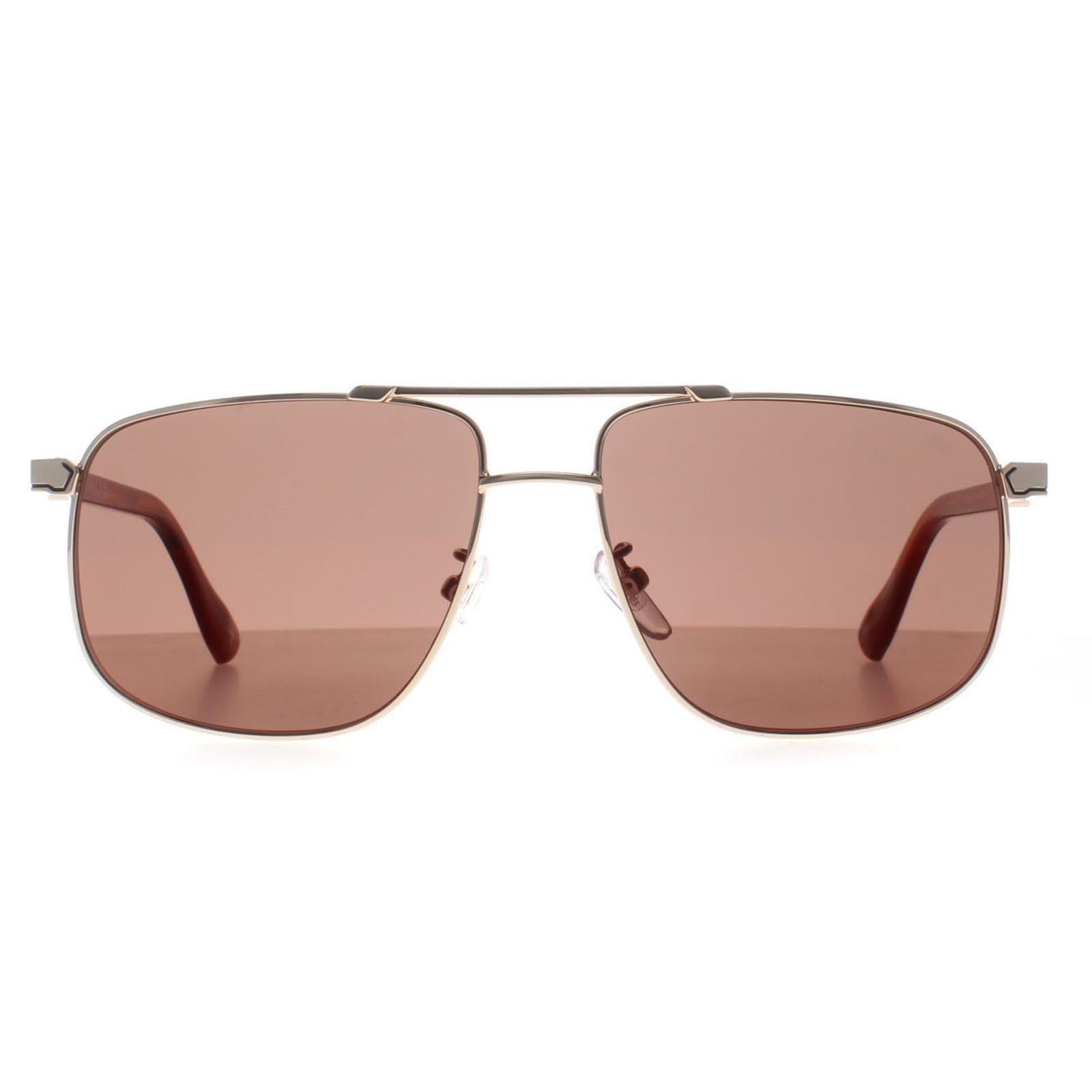 Aviator Gold Roviex Mirror BW0031 Sunglasses by BMW