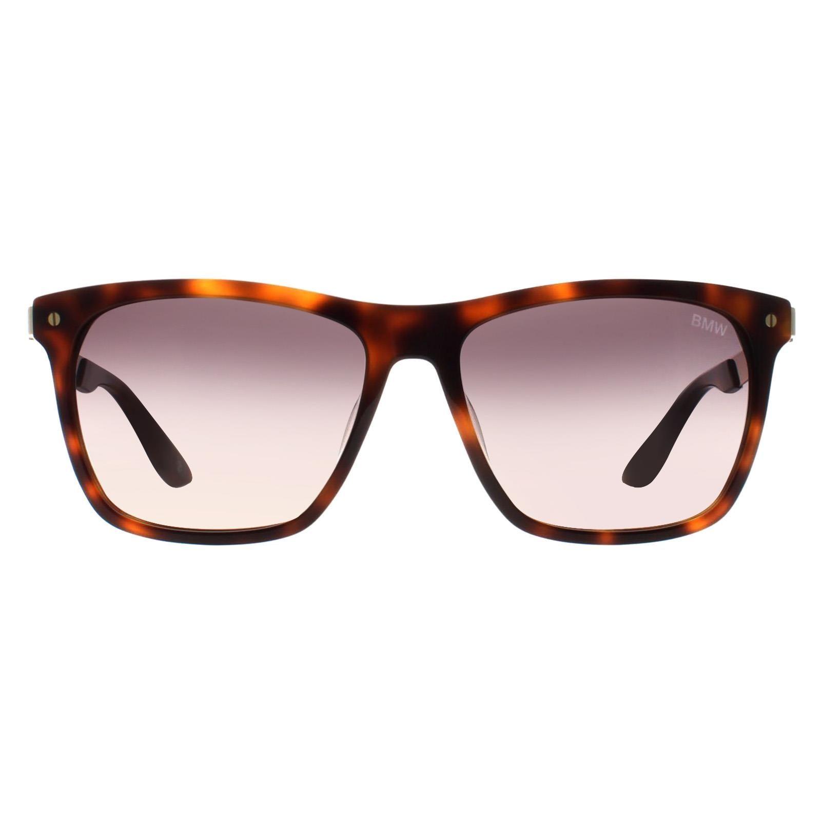 Square Blonde Havana  Smoke Gradient BW0002-H Sunglasses by BMW