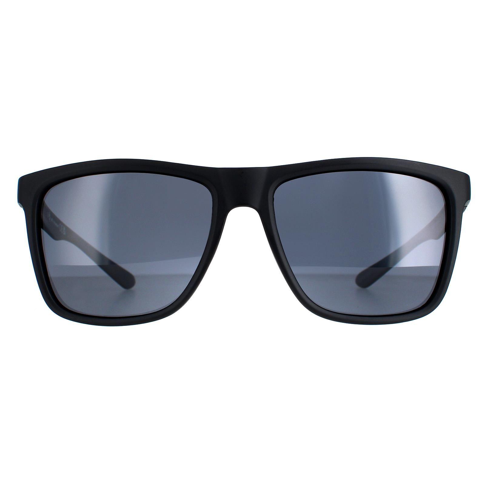 Square Matte Black Smoke Polarized BS0015 by BMW