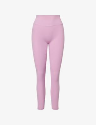 High-Rise Embossed-Logo Stretch-Woven Leggings by BO+TEE