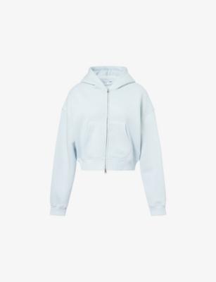 Logo-Embroidery Zip-Through Cotton-Jersey Hoody by BO+TEE