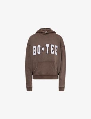 Oversized Fleece-Branding Cotton-Jersey Hoodie by BO+TEE