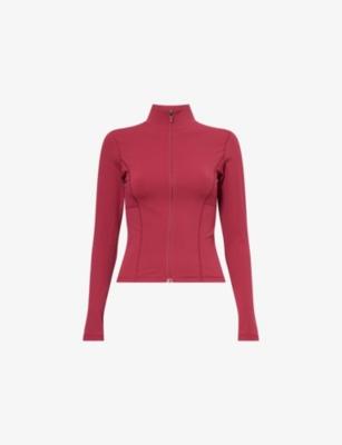 Slim-Fit High-Neck Stretch-Woven Track Jacket by BO+TEE