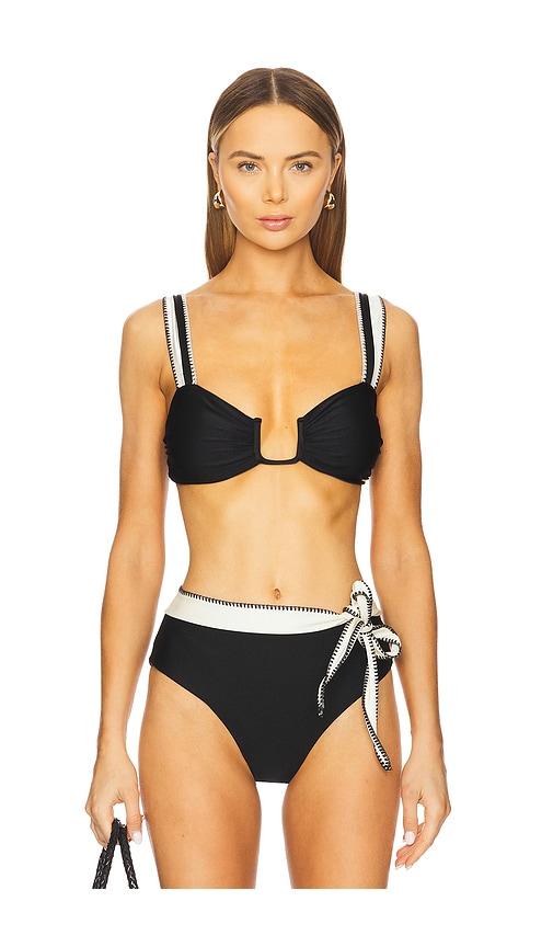 BOAMAR Chloe Bikini Top in Black by BOAMAR