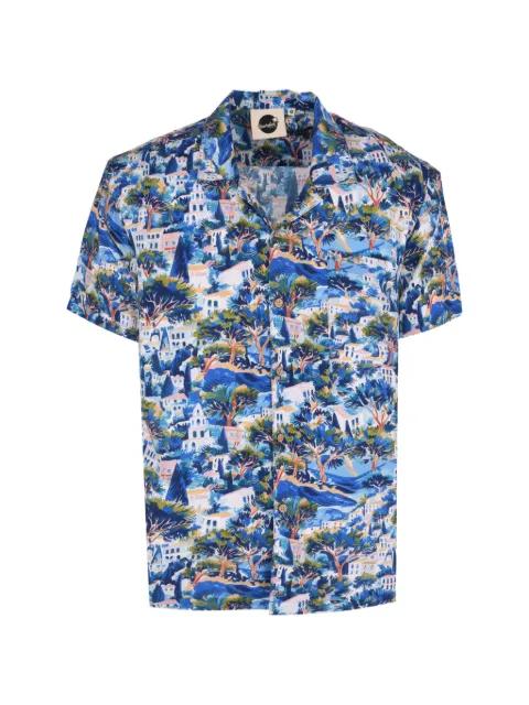 Ameliano graphic-print camp-collar shirt by BOARDIES