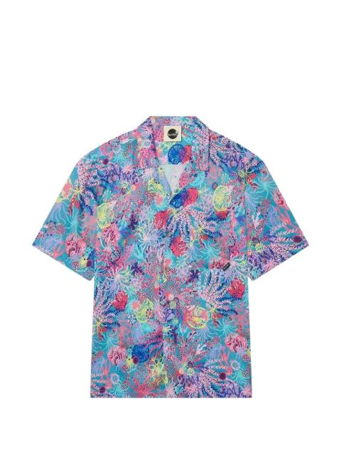 Coral floral shirt by BOARDIES