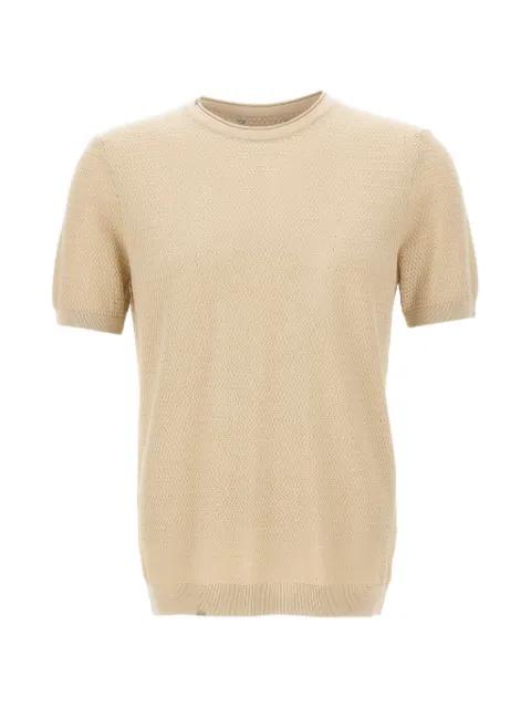 Cross textured-finish sweater by BOB