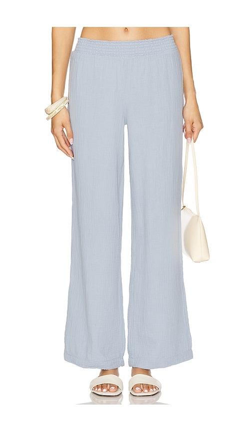 Bobi Beach Wide Leg Pant in Baby Blue by BOBI