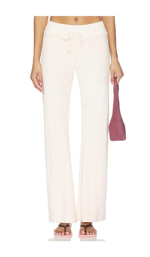 Bobi Comfort Waist Skinny Flare Pant in Pink by BOBI