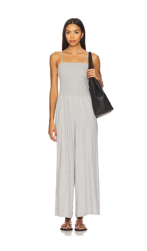 Bobi Jumpsuit in Light Grey by BOBI