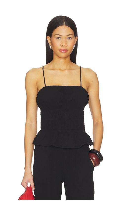 Bobi Mia Cami Top in Black by BOBI