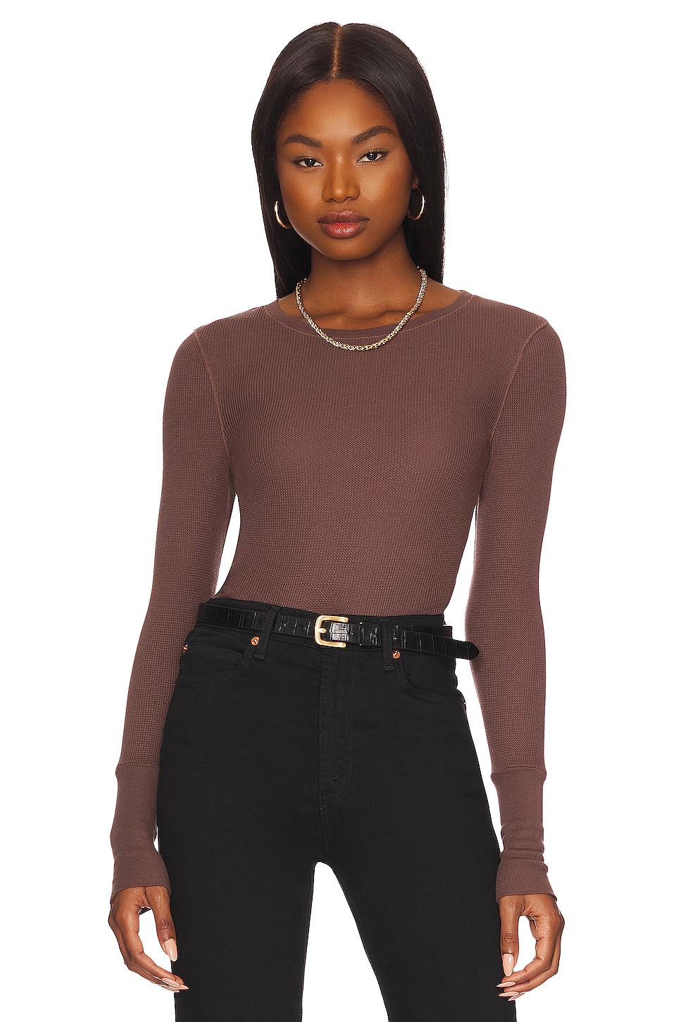 Bobi Modal Thermal Top in Brown by BOBI