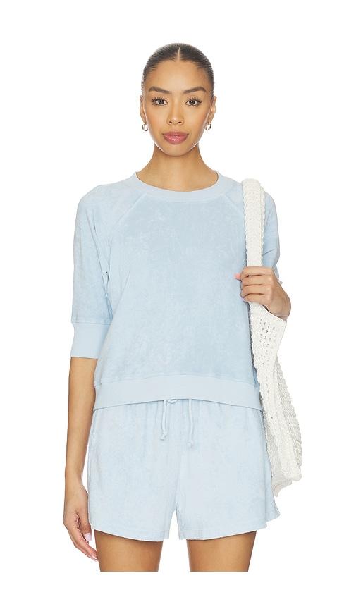 Bobi S/s Classic Raglan Pullover in Baby Blue by BOBI
