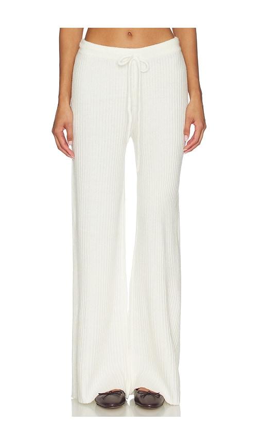 Bobi Wide Leg Pant in Cream by BOBI