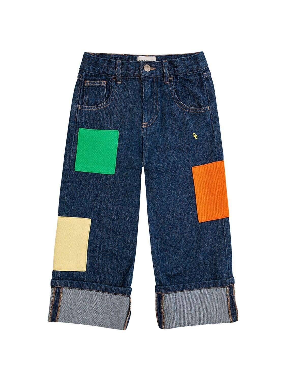 Denim Jeans W/patches by BOBO CHOSES