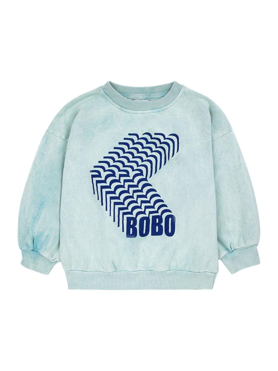 Logo Print Organic Cotton Sweatshirt by BOBO CHOSES