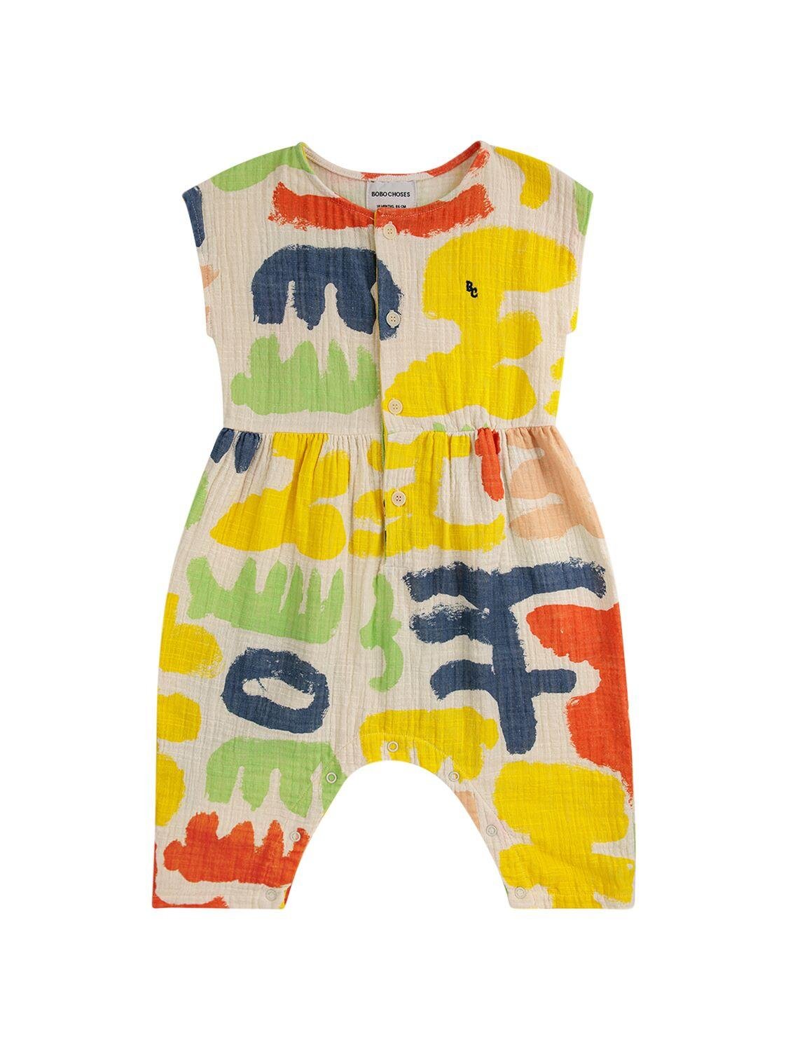 Printed Woven Cotton Overalls by BOBO CHOSES
