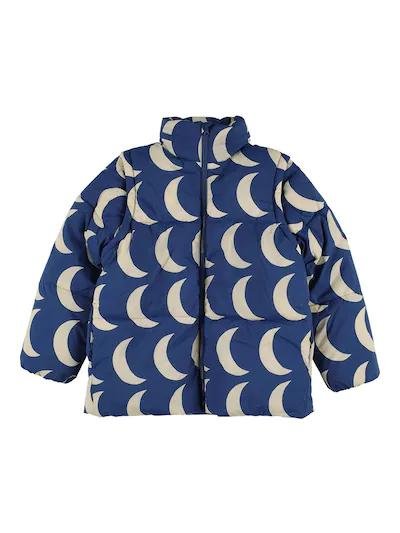 Printed recycled nylon puffer jacket by BOBO CHOSES