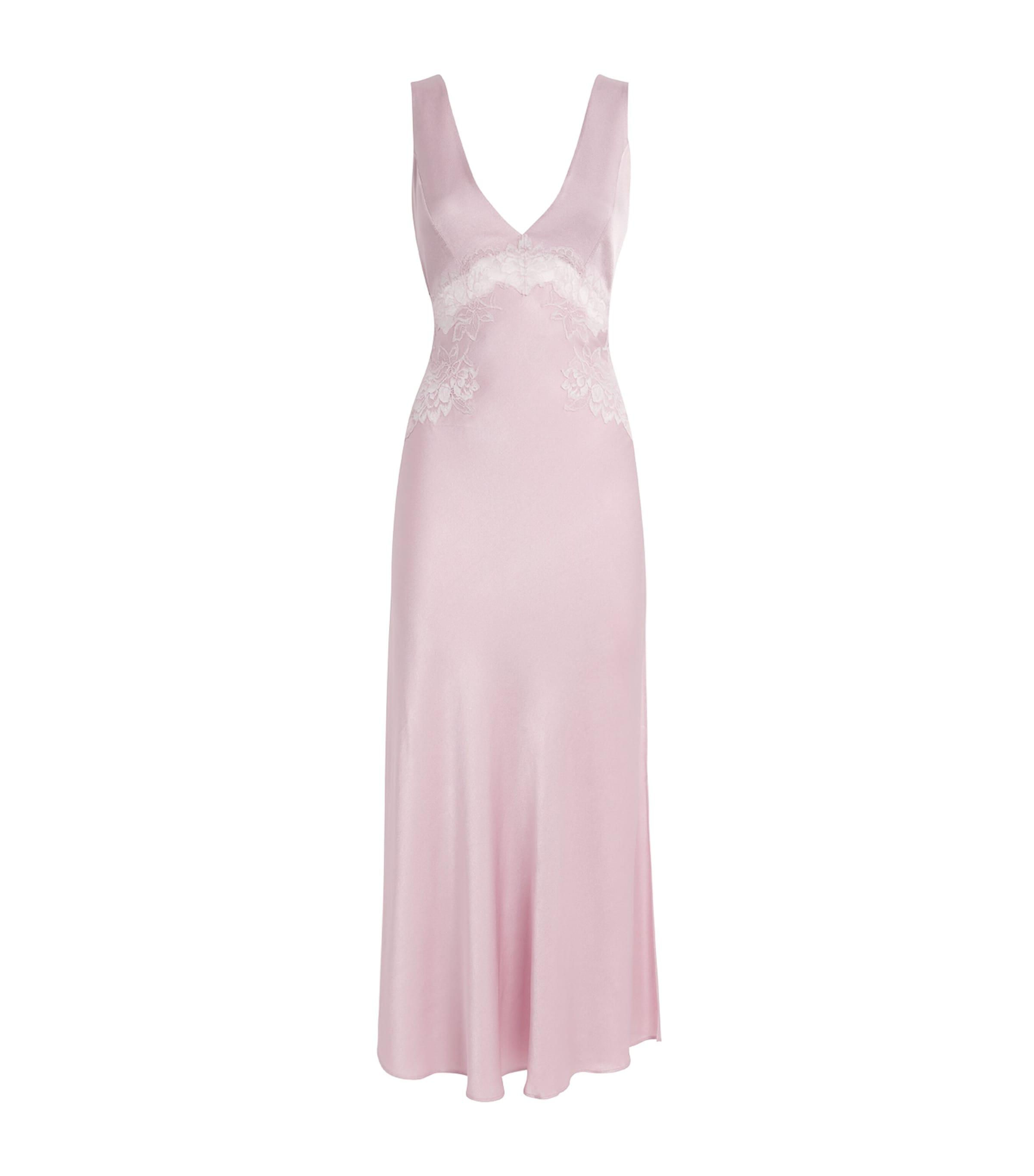 Bocan Lace-Trim Beatrice Slip Dress by BOCAN
