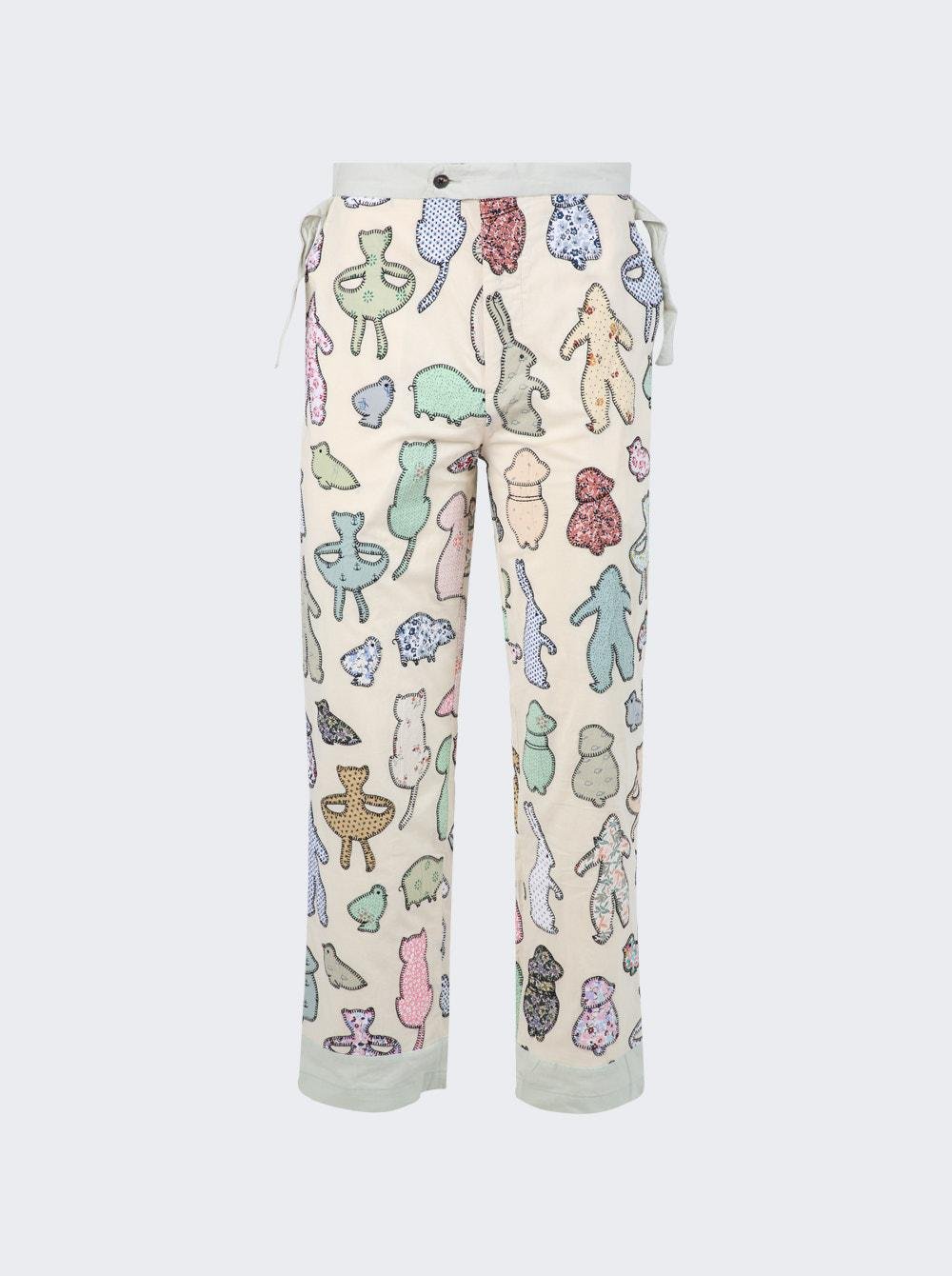 Applique Critter Trousers Multicolor by BODE